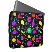 Energetisches Neon Frucht Dance Laptopschutzhülle (Vorne Rechts)