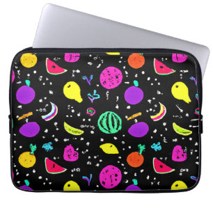 Energetisches Neon Frucht Dance Laptopschutzhülle