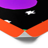Energetisches Neon Frucht Dance Poster (Ecke)