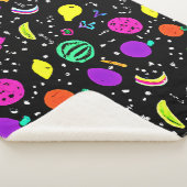 Energetisches Neon Frucht Dance Sherpadecke (3/4)