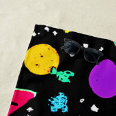 Energetisches Neon Frucht Dance Strandtuch (Beispiel)