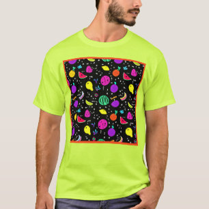 Energetisches Neon Frucht Dance T-Shirt