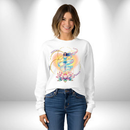 Energía Femenina renace en la flor del Loto Sweatshirt