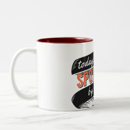 Energie aus Kaffee Zweifarbige Tasse