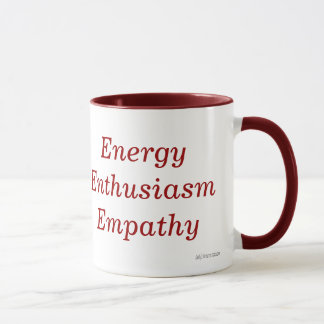 Energie-Begeisterungs-Empathie-Tasse Tasse