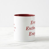 Energie-Begeisterungs-Empathie-Tasse Tasse (Zentrum)