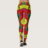 Energie-Blumen-Leggings Leggings (Rückseite)