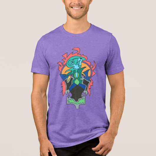 Energie-Boost Tri-Blend Shirt (Vorderseite)