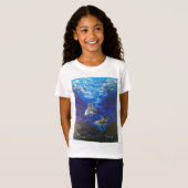 Energie-Delphin scherzt T - Shirt (Vorne ganz)