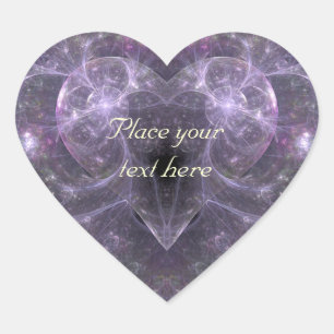 Energie der Liebe Herz-Aufkleber