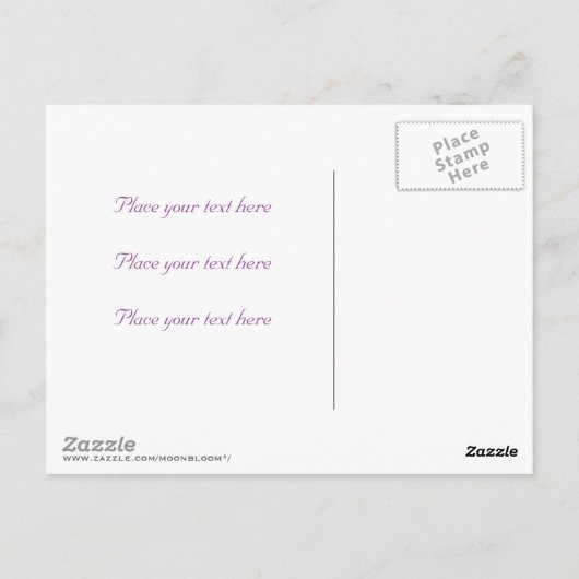 Energie der Liebe Postkarte (Rückseite)