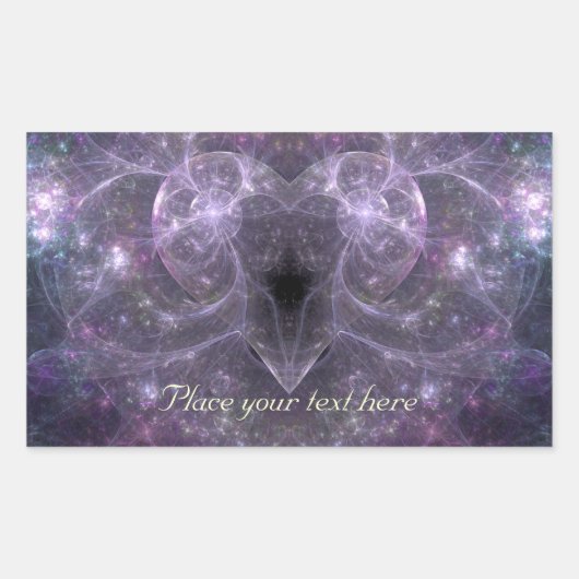 Energie der Liebe Rechteckiger Aufkleber (Vorderseite)