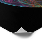 Energie des Regenbogens Poster (Ecke)