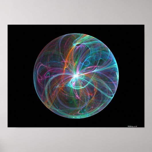 Energie des Regenbogens Poster (Vorne)