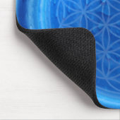 Energie des Wassers mit Blume des Lebens Mousepad (Ecke)