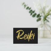 *~* Energie, die Reiki Praktiker oder Meister Visitenkarte (Stehend Vorderseite)