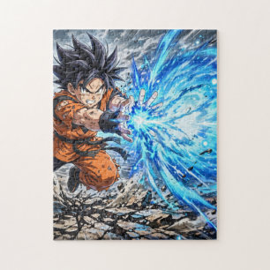 Energie-Explosion Anime Krieger Puzzle