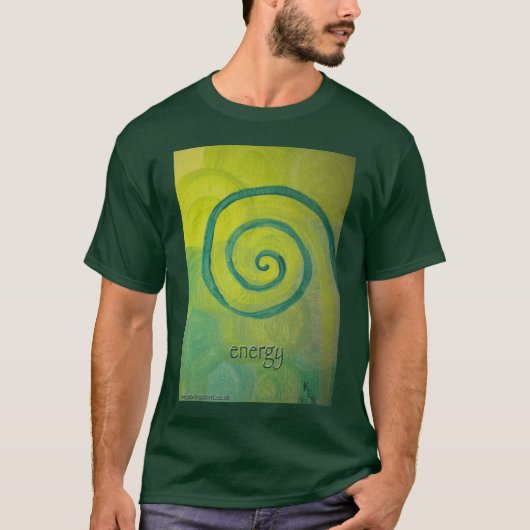 "Energie" Geist-Kunst-T - Shirt (Vorderseite)