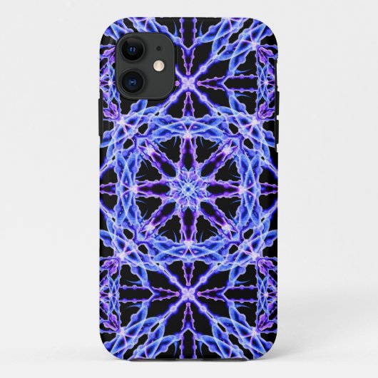 Energie-Gitter-Mandala Case-Mate iPhone Hülle (Rückseite)