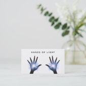 *~* Energie-HandReiki heilende Licht-Sterne Visitenkarte (Stehend Vorderseite)