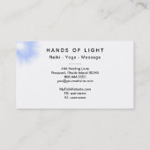 *~* Energie-HandReiki heilende Licht-Sterne Visitenkarte (Rückseite)