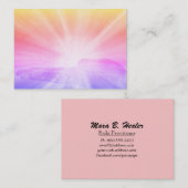 *~* Energie-heilende Hand, die Liebe und Licht Visitenkarte (Vorne/Hinten)