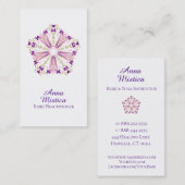 *~* Energie-Heiler Reiki Massage-Yoga-Mandala Visitenkarte (Vorne/Hinten)