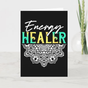 Energie-Heiler Reiki-Meister Yoga Spirituell Chakr Karte