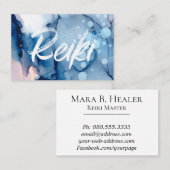 *~* Energie-Heiler Reiki Praktiker oder Meister Visitenkarte (Vorne/Hinten)