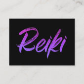 *~* Energie-Heiler Reiki Praktiker oder Meister Visitenkarte (Vorderseite)