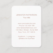 Energie Heiler Reiki Spirituell Visitenkarte (Rückseite)