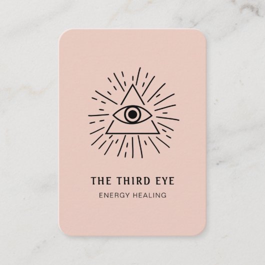 Energie Heiler Reiki Spirituell Visitenkarte (Vorderseite)