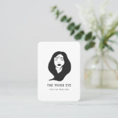 Energie Heiler Reiki Spirituell Visitenkarte (Stehend Vorderseite)