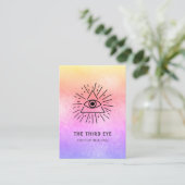 Energie Heiler Reiki Spirituell Visitenkarte (Stehend Vorderseite)