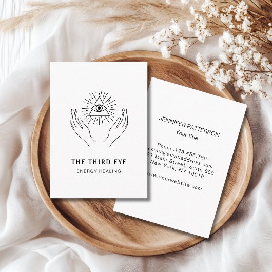 Energie Heiler Reiki Spirituell Visitenkarte