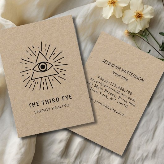 Energie Heiler Reiki Spirituell Visitenkarte