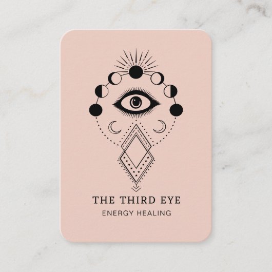 Energie Heiler Reiki Spirituelle Business Card Visitenkarte (Vorderseite)