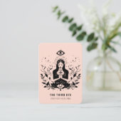 Energie Heiler Reiki Spirituelle Business Card Visitenkarte (Stehend Vorderseite)