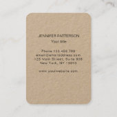 Energie Heiler Reiki Spirituelle Business Card Visitenkarte (Rückseite)