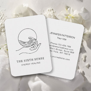 Energie Heiler Reiki Spirituelle Business Card Visitenkarte