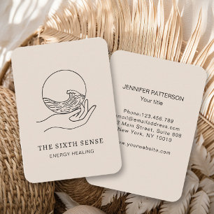 Energie Heiler Reiki Spirituelle Business Card Visitenkarte
