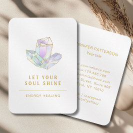 Energie Heiler Reiki Spirituelle Business Card Visitenkarte