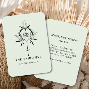 Energie Heiler Reiki Spirituelle Business Card Visitenkarte