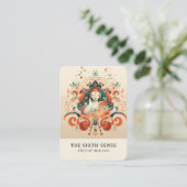 Energie Heiler Reiki Spirituelle Business Card Visitenkarte (Stehend Vorderseite)