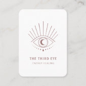 Energie Heiler Reiki Spirituelle White Business Ca Visitenkarte (Vorderseite)