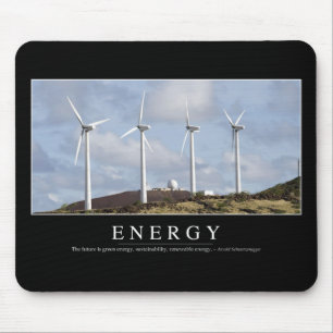 Energie: Inspirierend Zitat Mousepad