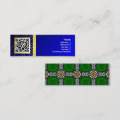 Energie-Kern-harte Beanspruchung klein Mini Visitenkarte (Vorne/Hinten)