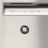 Energie-Kreis – Anpassbares Textdesign Magnet (In Situ (Geschirrspüler))