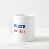 Energie liegt nie kaffeetasse (Vorderseite Links)