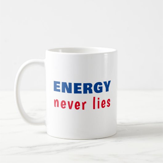 Energie liegt nie kaffeetasse (Links)